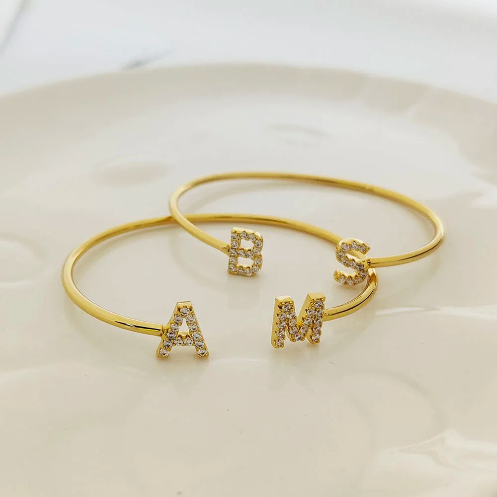 DODOAI Custom Zircon Name Bracelet T Styles Online
