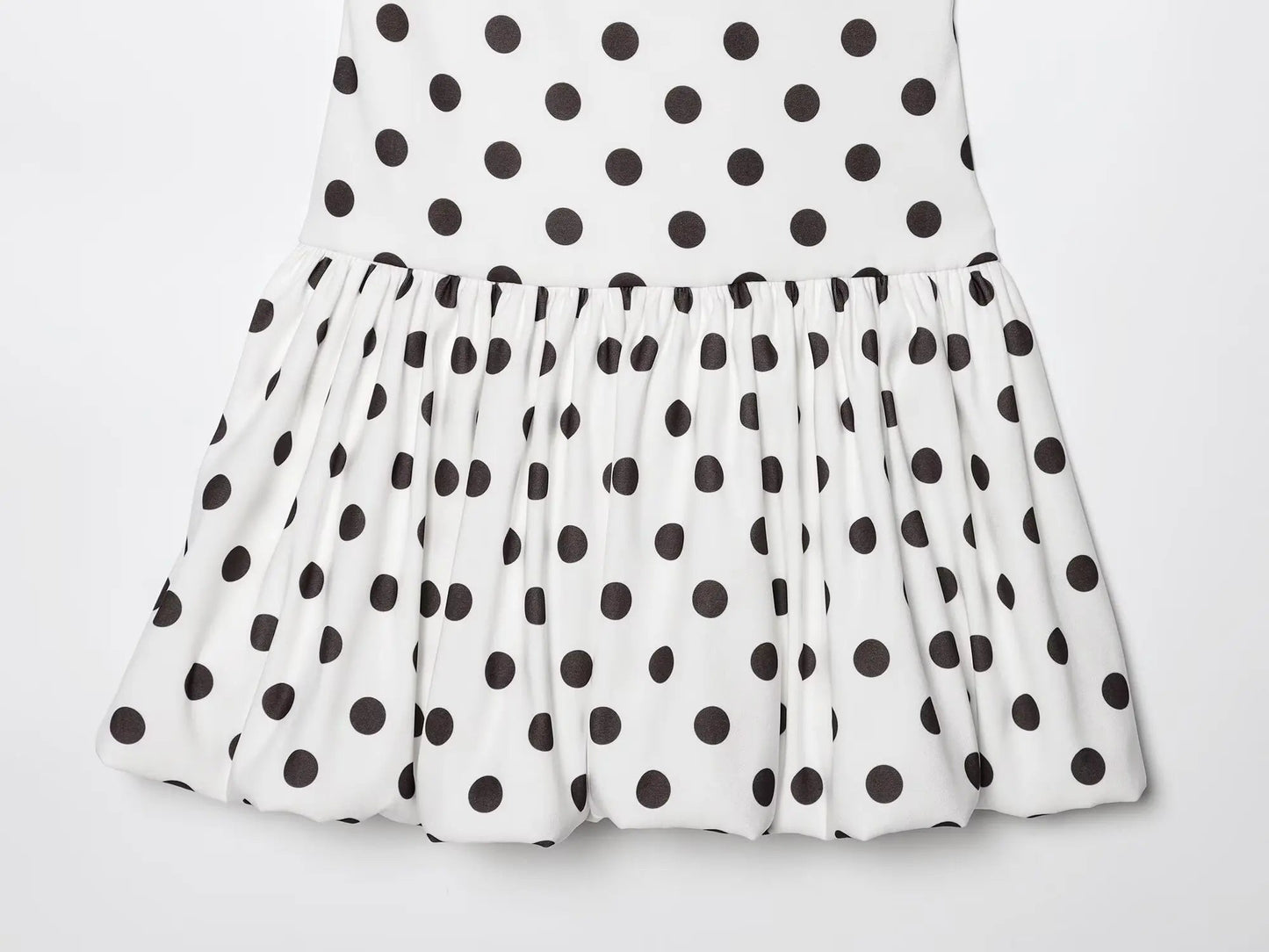 European and American style 2025 summer new sexy hot girl low-cut slim polka dot suspender dress T Styles Online