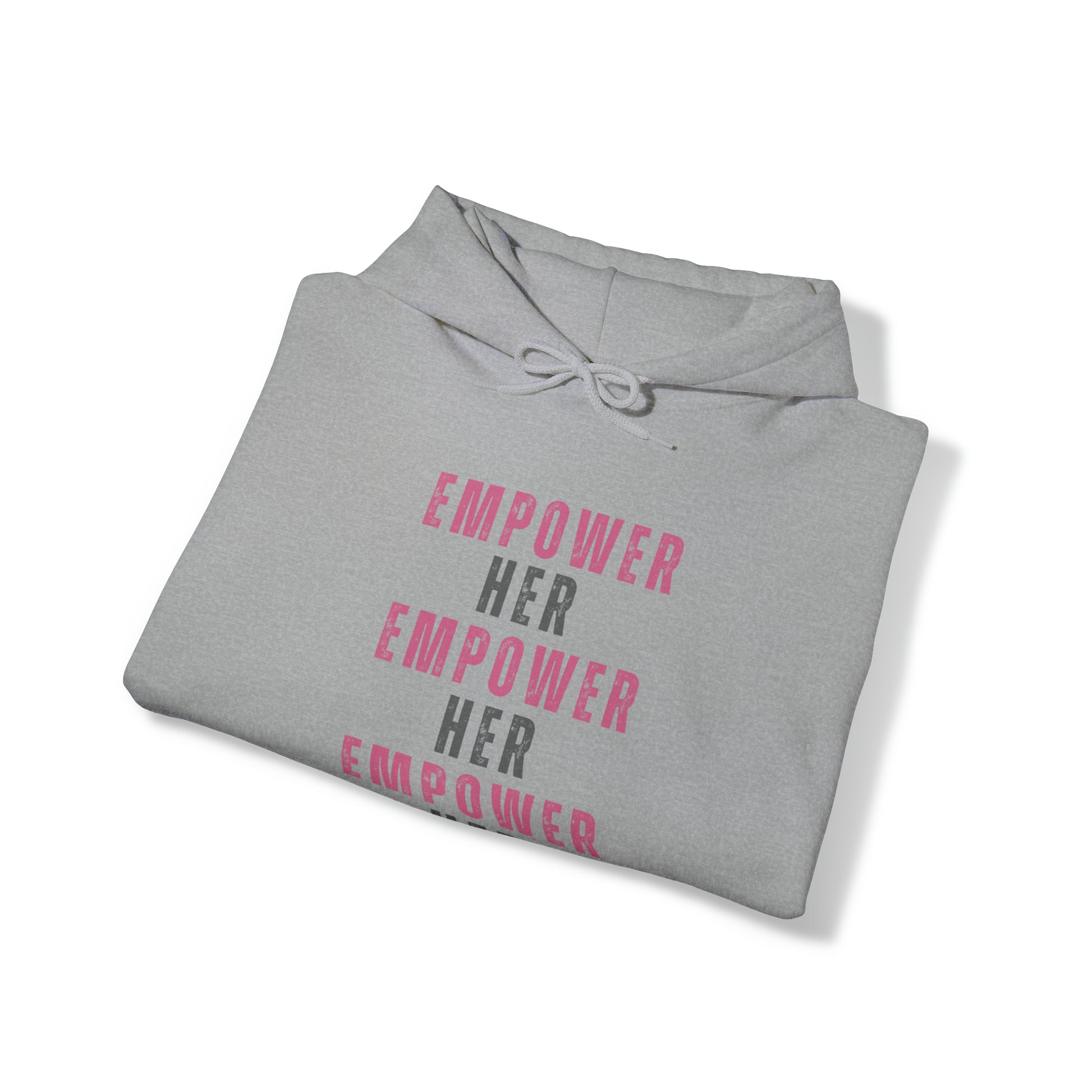 Empower Her Unisex Style Heavy Blend™ Hooded Sweatshirt - Empowerment, Inspirational, Faith-Based Women's Hoodies Printify