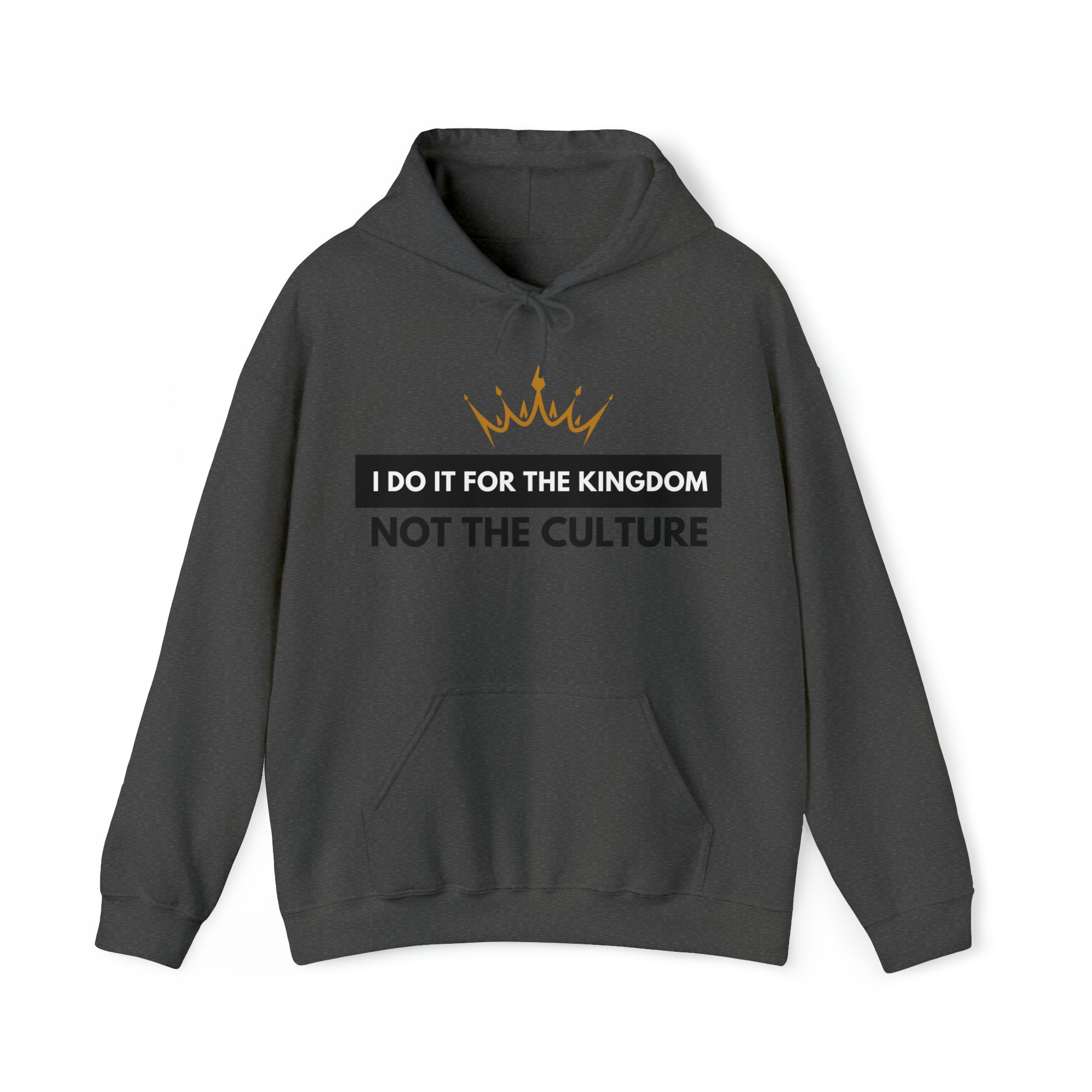 I Do It For the Kingdom, Not the Culture - Unisex Style Heavy Blend™ - Empowerment, Inspirational, Faith-based Women's Hoodies Printify