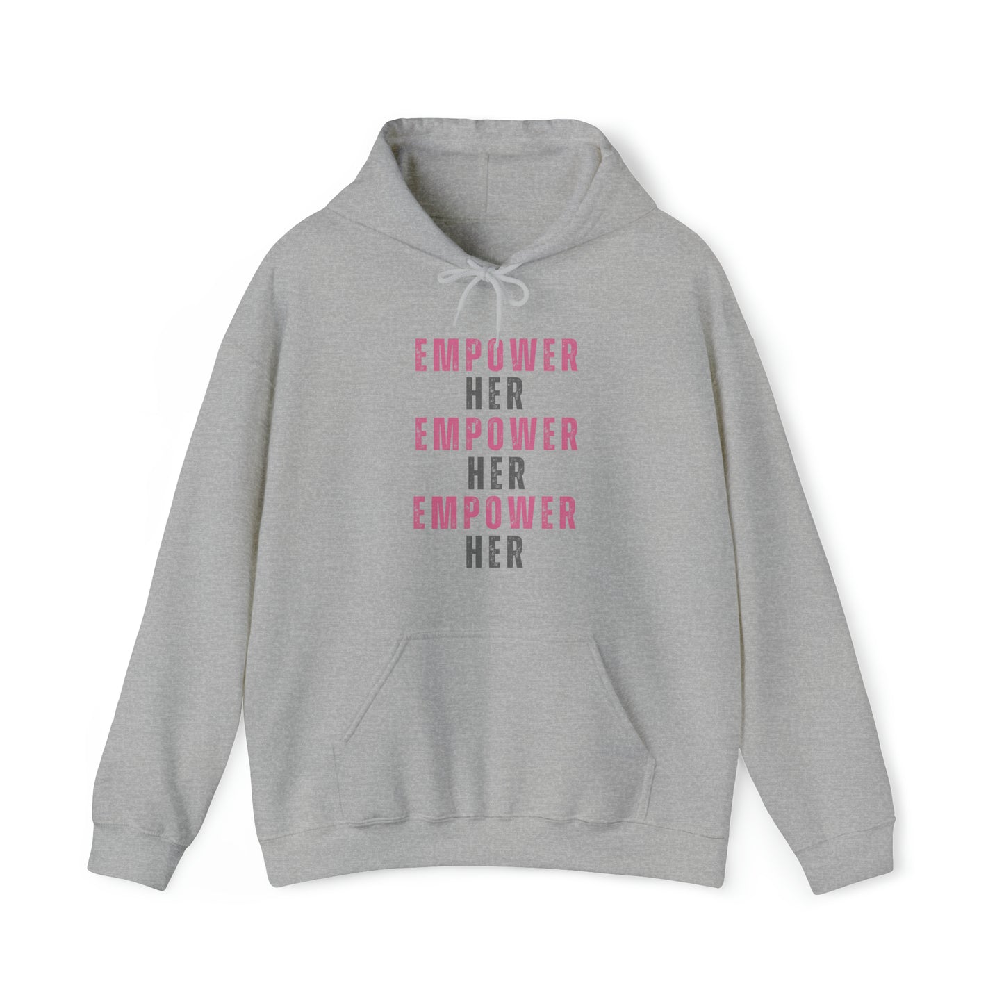 Empower Her Unisex Style Heavy Blend™ Hooded Sweatshirt - Empowerment, Inspirational, Faith-Based Women's Hoodies Printify