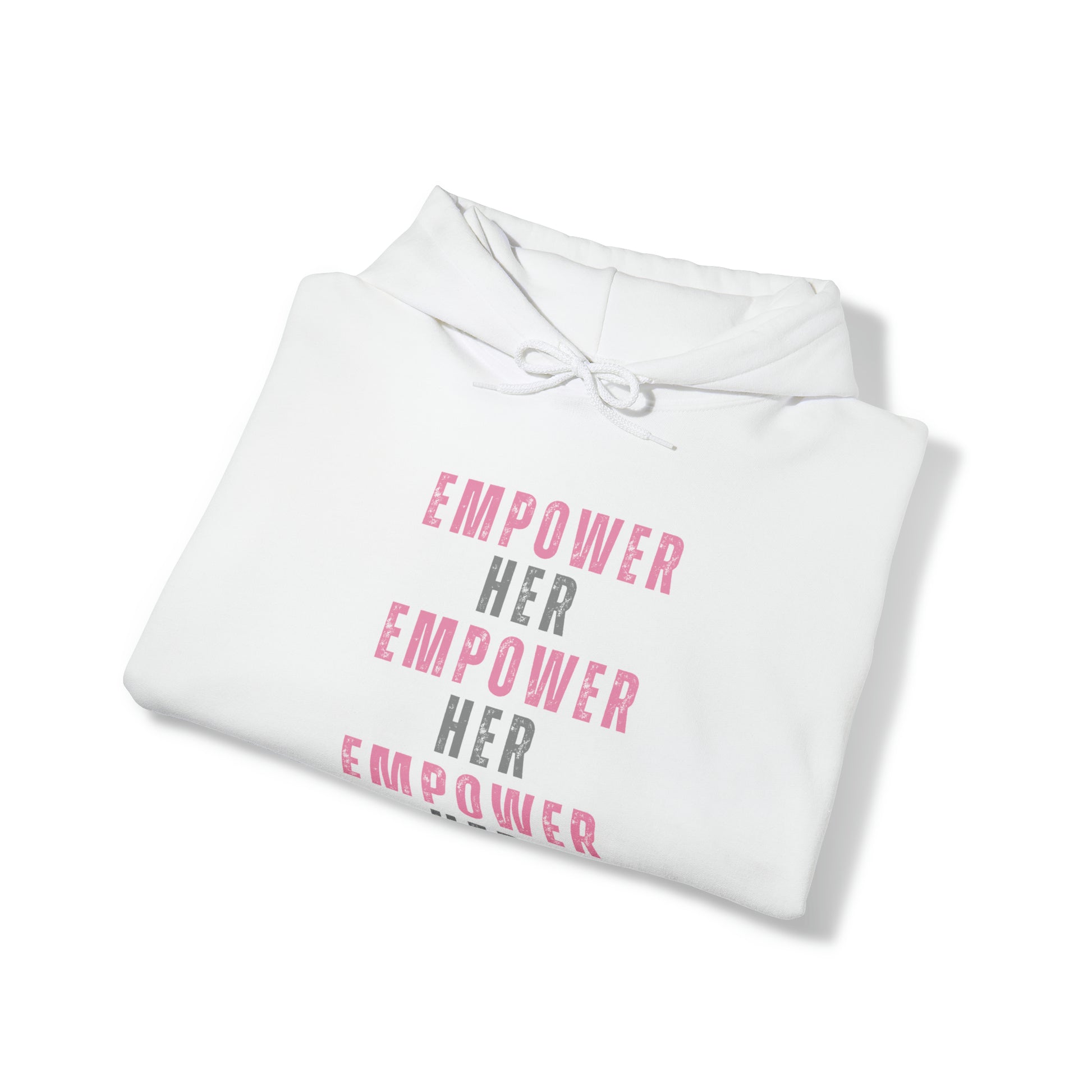 Empower Her Unisex Style Heavy Blend™ Hooded Sweatshirt - Empowerment, Inspirational, Faith-Based Women's Hoodies Printify