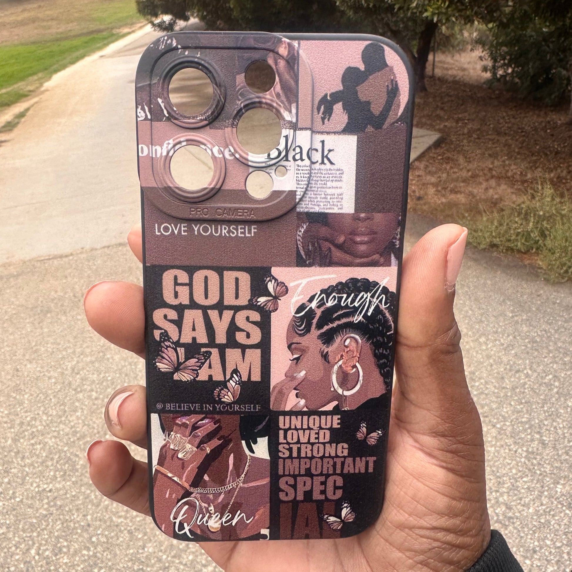 God Says I Am Enough Phone Case T Styles Online