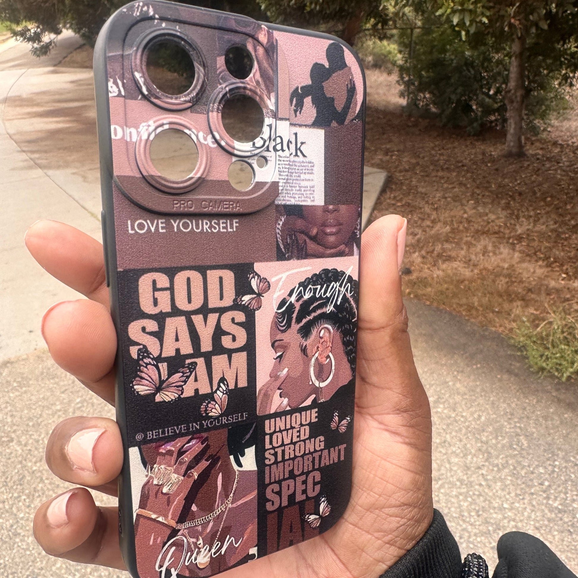 God Says I Am Enough Phone Case T Styles Online