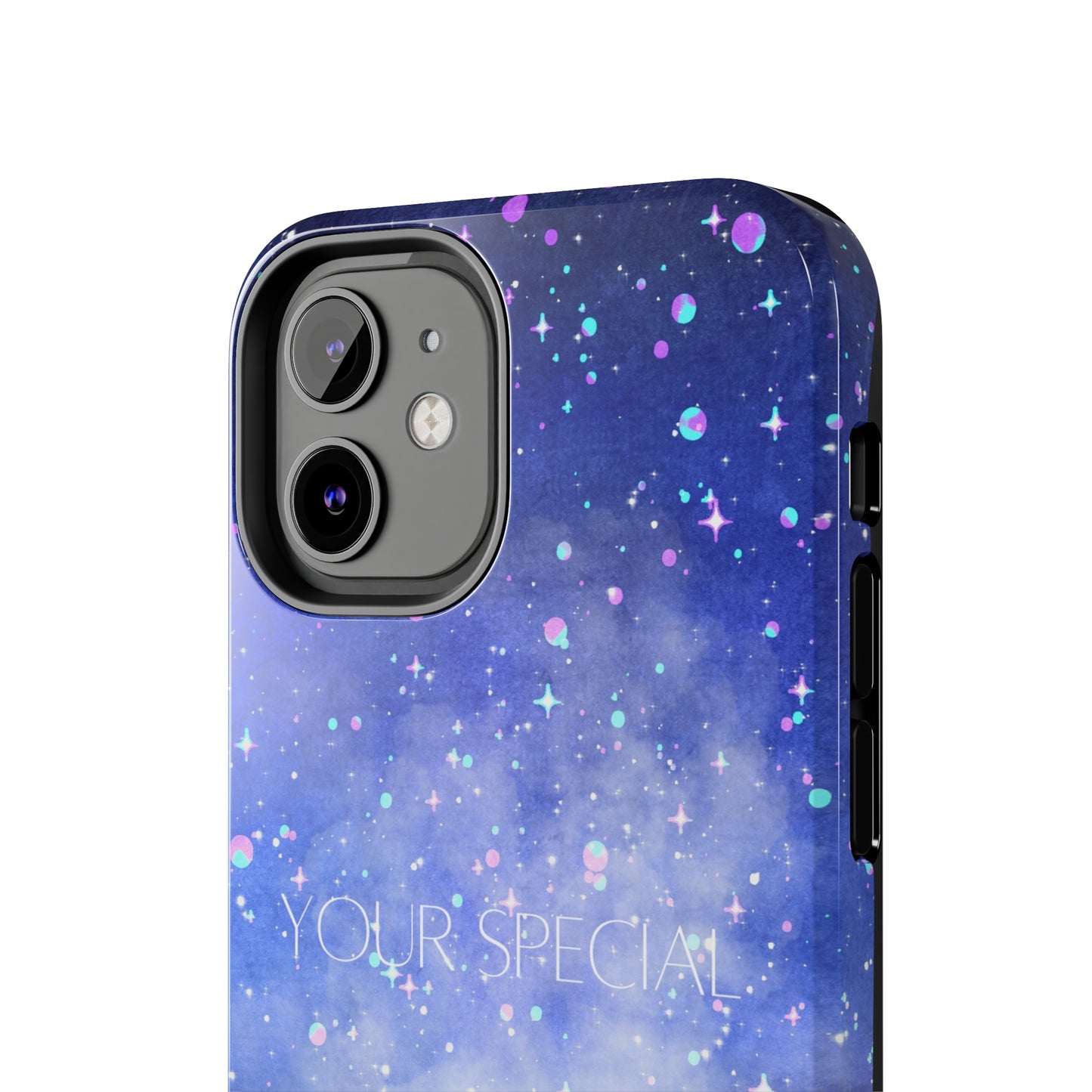 Your Special  - Blue - Custom Phone Case, Impact-Resistant Polycarbonate Shell, Wireless Charging, iPhone 7, 8, X, 11, 12, 13, 14 & more. Printify