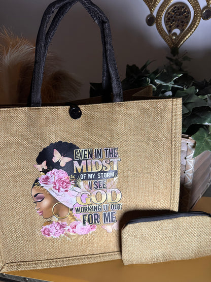 God's Working It Out - Tote Bag Set (Copy) T Styles Online