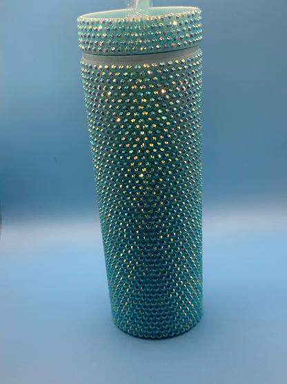 Bedazzled Rhinestone Tumblers with Lid and Straw T Styles Online