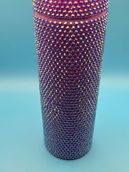 Bedazzled Rhinestone Tumblers with Lid and Straw T Styles Online
