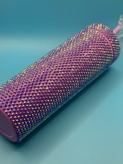 Bedazzled Rhinestone Tumblers with Lid and Straw T Styles Online
