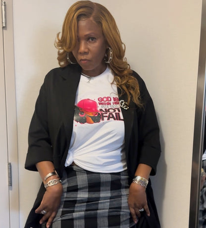 God Is Within Her She Will Not Fail - Faith Tee T Styles Online