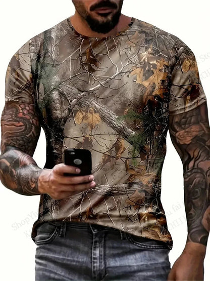 Mens Camouflage Camo 3d Print T-shirt Men Women Fashion Casual Short Sleeve Tshirt Kids Tops Tees Outdoor Sports Clothing Breath T Styles Online