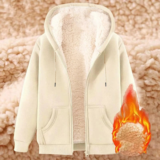 Women’s Thick Fleece Zip-Up Hoodie T Styles Online