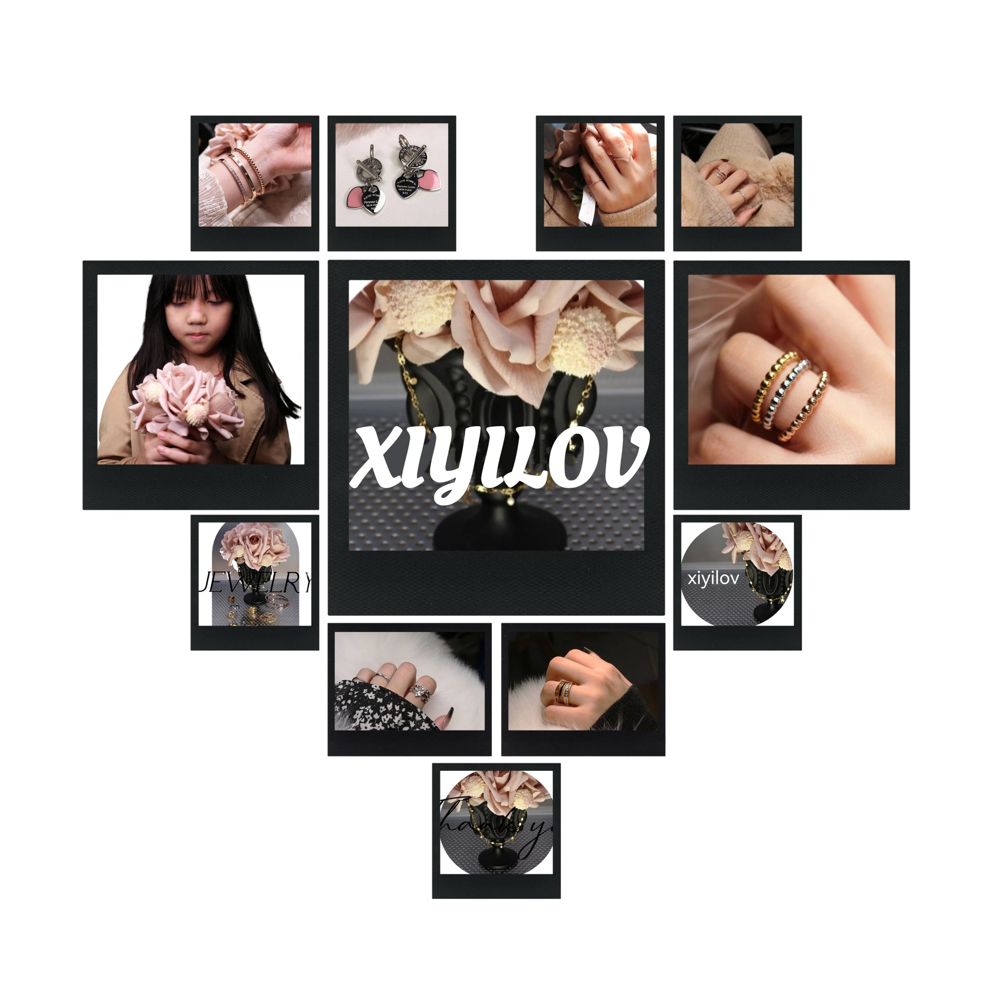 2PCS Fashion Stainless Steel Crystal Gold Color Bracelet Women Jewellery Bangle Party Gift XCB-017 T Styles Online