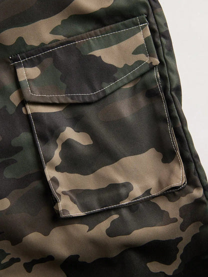 Women's Camo Cargo Pants High Waist Wide Leg Baggy Pants with Flat Pockets Casual Streetwear Jogger Military Pants 2025 T Styles Online
