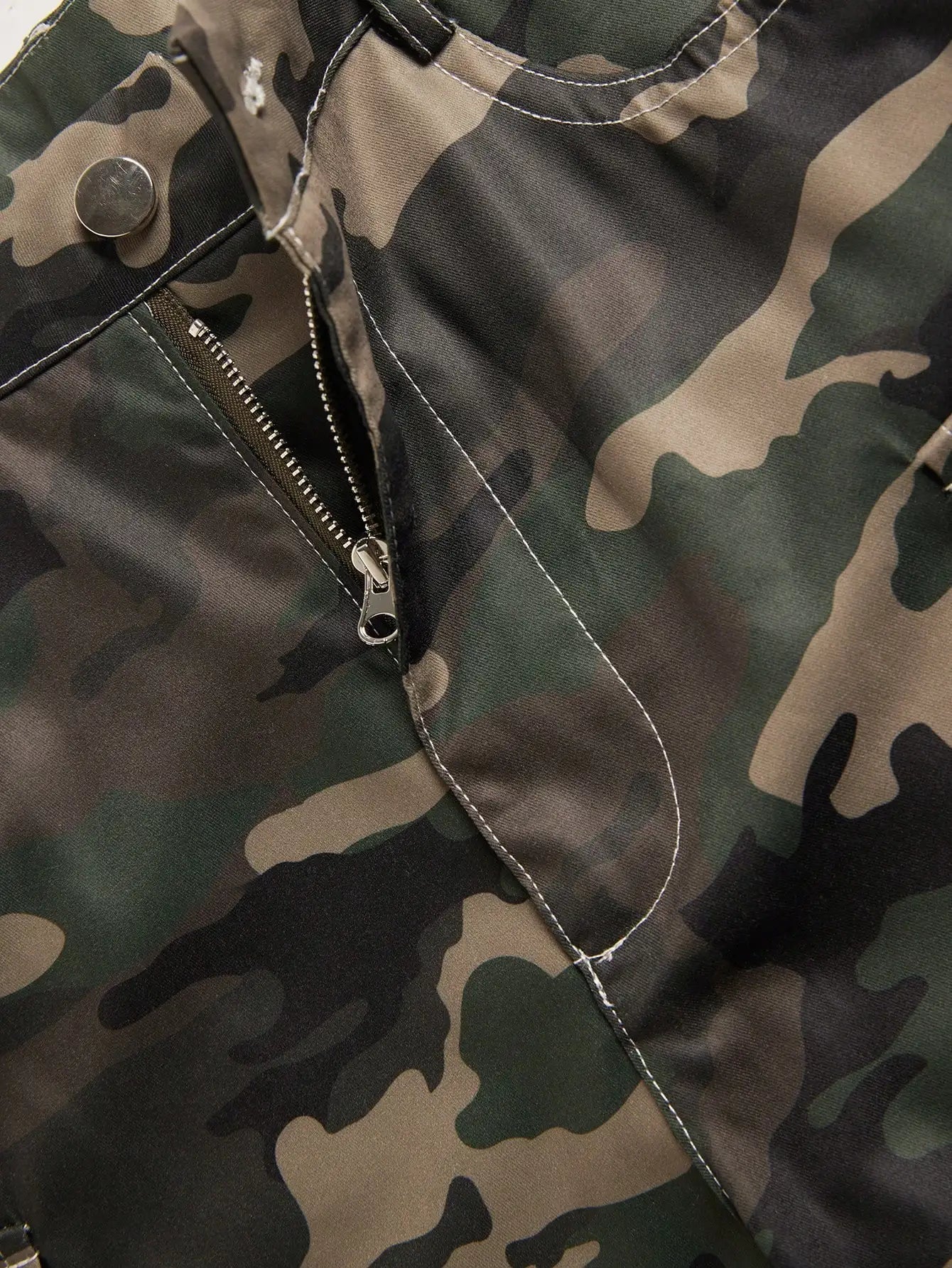 Women's Camo Cargo Pants High Waist Wide Leg Baggy Pants with Flat Pockets Casual Streetwear Jogger Military Pants 2025 T Styles Online