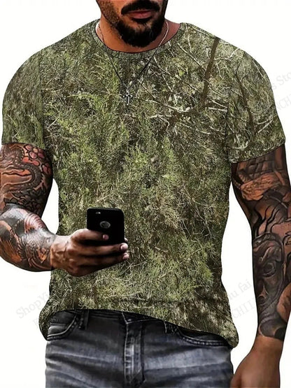 Mens Camouflage Camo 3d Print T-shirt Men Women Fashion Casual Short Sleeve Tshirt Kids Tops Tees Outdoor Sports Clothing Breath T Styles Online