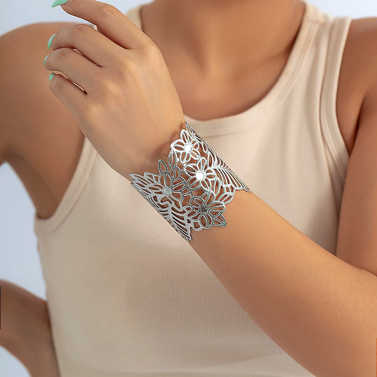 Gold Leaf Cuff Bracelet T Styles Online
