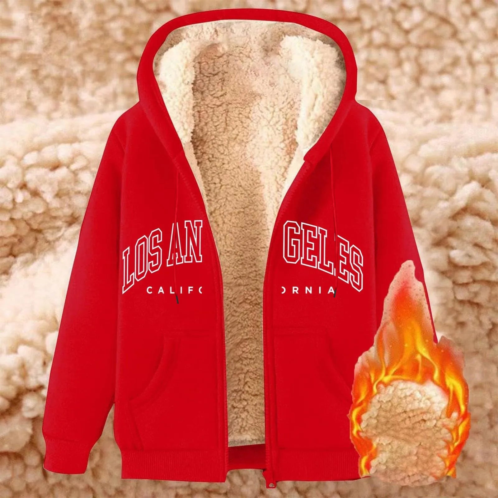 Women’s Thick Fleece Zip-Up Hoodie T Styles Online