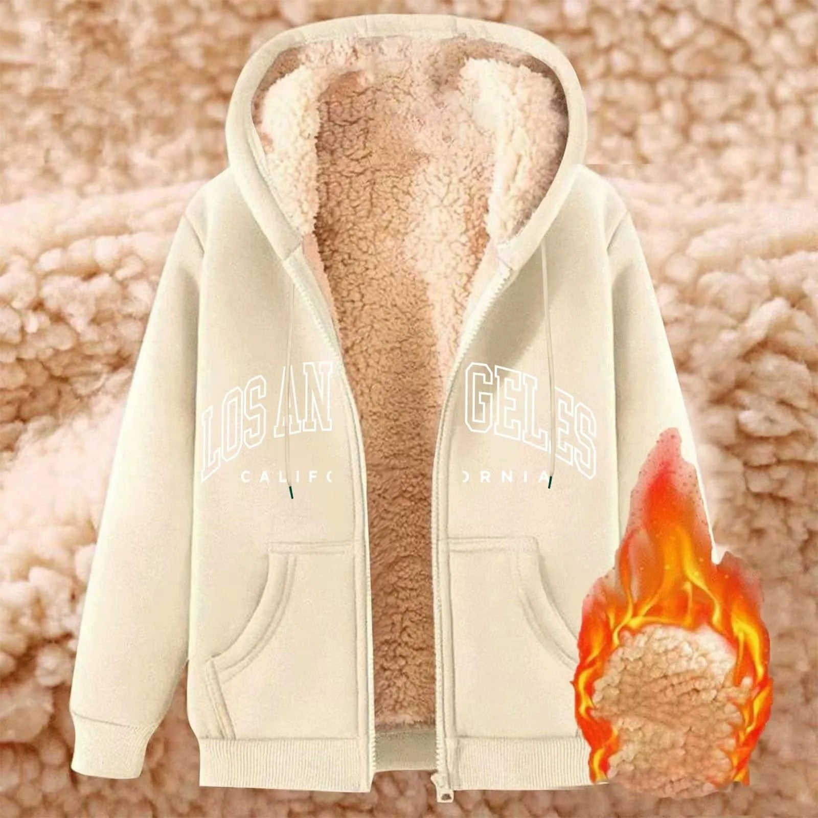 Women’s Thick Fleece Zip-Up Hoodie T Styles Online