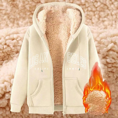 Women’s Thick Fleece Zip-Up Hoodie T Styles Online