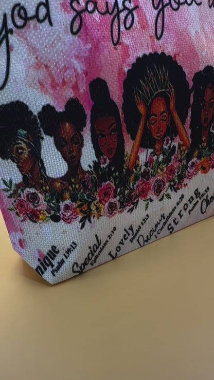 God Says You Are Essentials Pouch