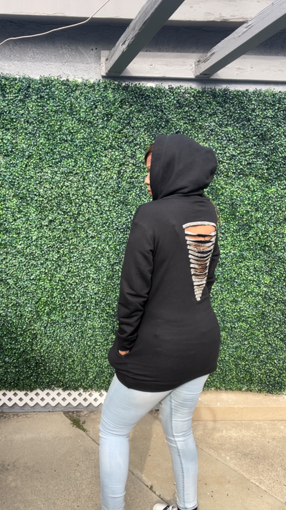 V Bling Cut Glam Hoodies & T-Shirts T Styles Online