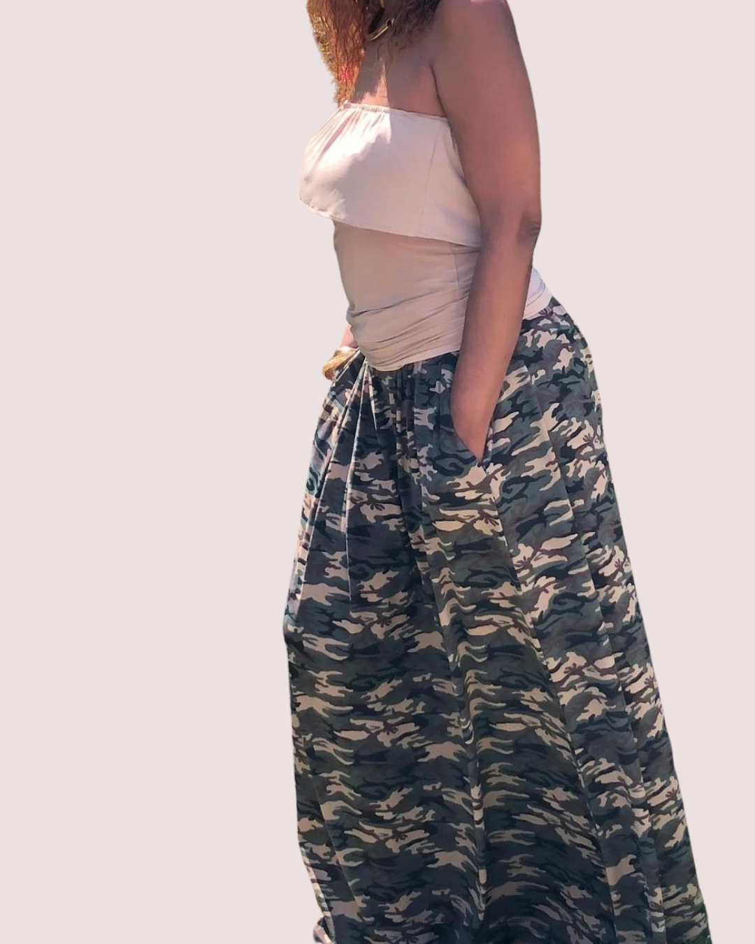 Oversized Camouflage Skirt T Styles Online