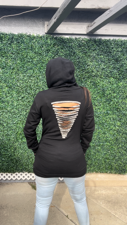 V Bling Cut Glam Hoodies & T-Shirts T Styles Online