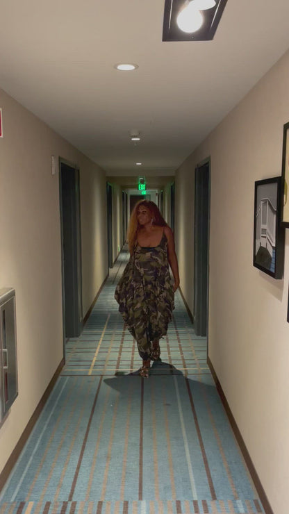 Camouflage Boho Hammer Jumpsuit